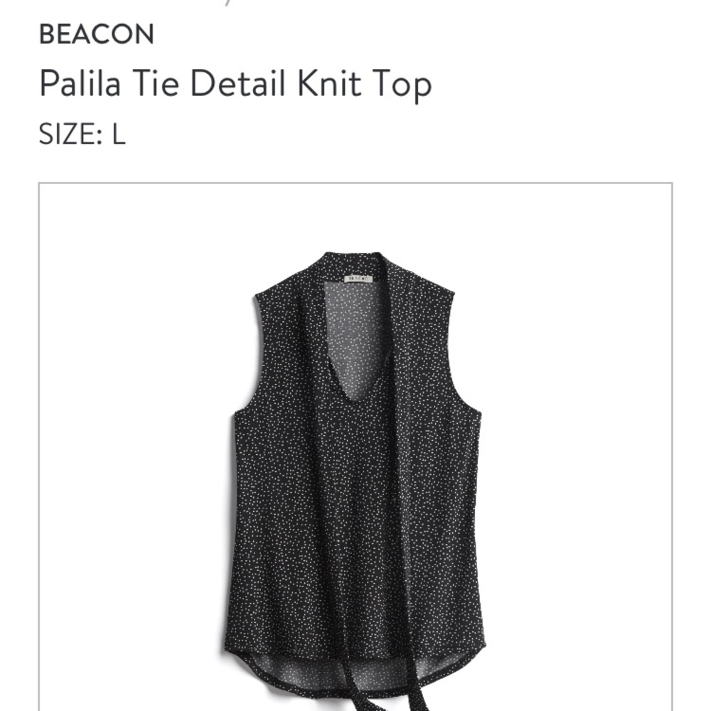 Beacon, Palila Tie Détail Knit Top